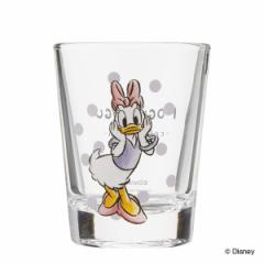 グラス 50ml ショットグラス デイジーダック MOGUMOGU ガラス 日本製 キャラクター （ ミニグラス 50ｃｃ コップ ミニ ディズニー デイジ