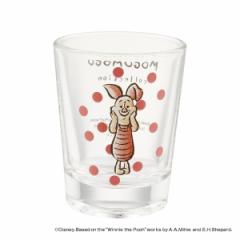 グラス 50ml ショットグラス ピグレット MOGUMOGU ガラス 日本製 キャラクター （ ミニグラス 50ｃｃ コップ ミニ ディズニー 小鉢 調味