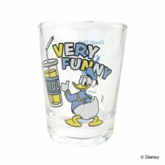 グラス 50ml ショットグラス ドナルドダック HIP ガラス 日本製 キャラクター （ ミニグラス 50ｃｃ コップ ミニ ディズニー ドナルド 小
