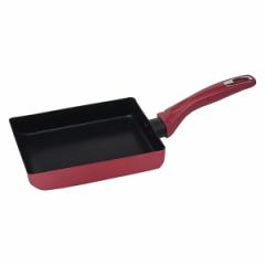 卵焼き フライパン 13×18cm ガス火専用 ダイヤモンドコート すべすべ超かる～いフライパン２ （ ガス火 専用 アルミ 玉子焼き器 玉子焼