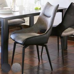 �_�C�j���O�`�F�A ���ʍ�45cm �R�[���� ��]�� �i �J���ݒu �X�^�C���b�V�� �_�C�j���O �֎q �`�F�A 2�r�Z�b�g 180�x��] �X�`�[�� �r ��