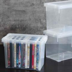 DVD収納ケース いれと庫 DVD用 ライト 18個セット （ 収納ケース 収納ボックス メディア収納 ボックス ケース フタ付き プラスチック 日