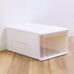 収納ケース たっぷり収納 衣装ケース 引き出し プラスチック 55M 幅40×奥行55×高さ25cm （ 収納 ケース クローゼット 押し入れ 衣類収