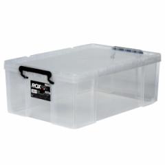 収納ボックス 幅44×奥行66×高さ24.3cm ロックス 660M 押入れ用 4個セット （ 収納ケース 衣装ケース フタ付き 積み重ね 丈夫 頑丈 収納