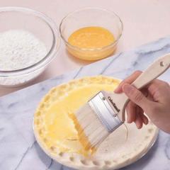 ハケ ケーキ用 塗りハケ 幅6cm 製菓道具 （ はけ 刷毛 天然 お菓子作り キッチンツール ）