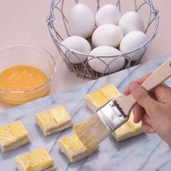 ハケ ケーキ用 塗りハケ 幅4cm 製菓道具 （ はけ 刷毛 天然 お菓子作り キッチンツール ）