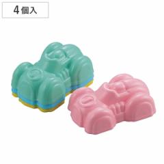 ゼリー型 4個セット レーシングカー プラスチック製 タイガークラウン 日本製 （ ゼリー 型 車 ババロア プリン 流し型 ご飯 型抜き 押し