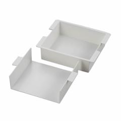 流し缶 大 冷し型 寒天型 プラスチック タイガークラウン 日本製 （ 電子レンジ対応 寒天 型 四角 流し型 羊羹 流しかん 羊かん型 寒天流