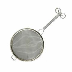茶こし ティーストレーナー 漉し器 ステンレス製 大 （ 茶漉し こし器 製菓道具 粉ふるい 裏ごし お菓子作り ）