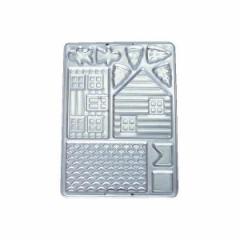クッキー型 抜き型 ログハウス お菓子の家 スチール （ クッキーカッター 製菓グッズ 抜型 家 手作り 製菓道具 お菓子作り プレゼント ク