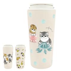 �^���u���[ 430ml mofusand �L�����[ �ۉ� �ۗ� �i ���t�T���h �N���Q �T�C�N�����O �t���[�c�ɂ�� �L�����N�^�[ ���킢�� �^���d �X