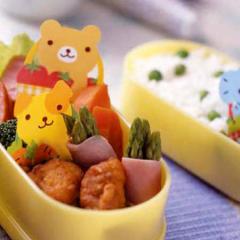 プチバラン　フレンズ　18枚入 （ お弁当グッズ キャラ弁 子供用 バラン　電子レンジ対応 ） 