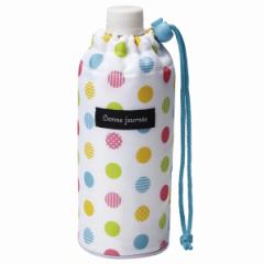 ペットボトルカバー 500ml用 カラフルドット （ ペットボトルケース ペットボトルホルダー 保温 保冷 0.5L ボトルカバー ボトルホルダー 