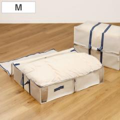 収納袋 M 3way 幅70×奥行50×高さ18cm 空間の匠 衣類 衣類収納袋 透明窓付き （ 衣類収納 収納 衣類ケース クローゼット収納 不織布 洋