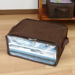 収納ボックス 新聞紙・雑誌サイズ 幅31×奥行24.5×高さ15cm メディア収納 布製 3個セット （ 収納ケース 収納 コミック収納 同人誌 B5 