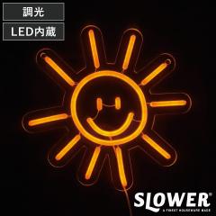�T�C�����C�g LED Smile Sun �l�I�j�[�T�C�����C�g SLOWER �i �l�I�� ���C�g �C���e���A �C���~�l�[�V���� �I�����W ���z �T�� �I�u�W�F 