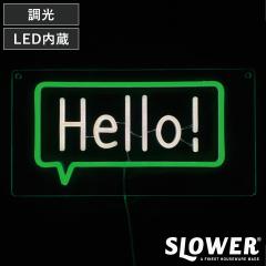 �T�C�����C�g LED Hello �l�I�j�[�T�C�����C�g SLOWER �i �l�I�� ���C�g �C���e���A �C���~�l�[�V���� �n���[ �I�u�W�F �f�R���[�V���� 