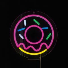 �T�C�����C�g LED Donut �l�I�j�[�T�C�����C�g SLOWER �i �l�I�� ���C�g �C���e���A �C���~�l�[�V���� �s���N �h�[�i�c �I�u�W�F �f�R��