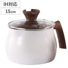 �}���`�|�b�g 15cm IH�Ή� �z���C�g �}���`�|�b�g�p�� �i �K�X�ΑΉ� �Ў�� �� �Ќ��� �}���` �K���X�W�t�� �y�� 15�Z���` �t�b�f�R�[�e