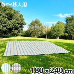 レジャーシート ソフトクッションL 180×240cm ペグ・ハトメ無し （ 厚手 ソフト クッション シート ピクニックシート 大きい 大判 レジ