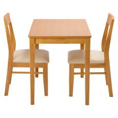 �_�C�j���O3�_�Z�b�g �e�[�u�� ��90cm �`�F�A�~2 �i �_�C�j���O�Z�b�g �H�� �_�C�j���O 1�l�|�� 2�l�|�� �R���p�N�g �ȃX�y�[�X �V�R�� 