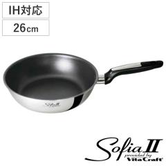 VitaCraft �t���C�p�� 26cm �[�^ IH�Ή� �\�t�B�A2 �E�H�b�N�p�� No.1756 �i �r�^�N���t�g �K�X�ΑΉ� �I�[���M���Ή� �����w��OK �u�ߓ�