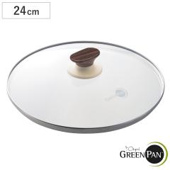 GREEN PAN �K���X�W 24cm WOOD-BE �E�b�h�r�[ �i �O���[���p�� ��W ��ӂ� ��t�^ �K���X�t�^ ��p�W 24�Z���` ���g�������� �����K���X