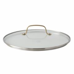 GREEN PAN フライパン蓋 28cm ガラス蓋 ゴールドハンドル （ グリーンパン STUDIO フタ 鍋蓋 カバー フライパンの蓋 おしゃれ 食洗機対応