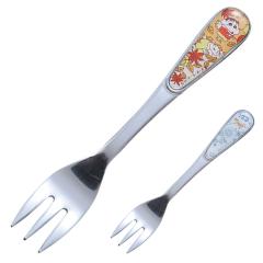 �t�H�[�N �N���������񂿂�� �i 14cm �X�e�����X �L�b�Y �q�ǂ� �J�g�����[ ���{�� �L�����N�^�[ ���킢�� �O�b�Y �j