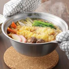 パール金属 鍋 三食鍋 28cm IH対応 ふっ素加工 ガラス蓋付 火鍋 韓味家