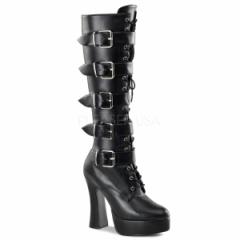 Pleaser ELECTRA-2042 5inch Stack Heel, 1 1/2inch PF Boots