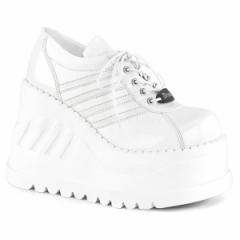 Demonia(fjA) STOMP-08 Xj[J[  zCg fB[X 4 3/4inch Wedge PF