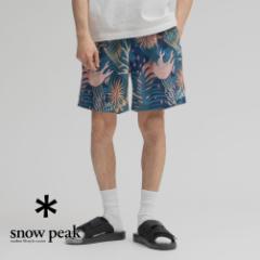 Snow Peak(Xm[s[N)/Printed Breathable Quick Dry Shorts(vg u[Uu NCbN hC V[c)  V[c V[gp