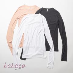 babaco(ooR)/Twisted Fine Cotton Long T-shirt(cCXg t@C Rbg O eB[Vc)/Jbg\[ gbvX Ci[EF