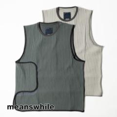 meanswhile(~[YC)Uneven Fabric Conditioning Vest(AC[u t@ubN RfBVjO xXg)Jbg\[ vI