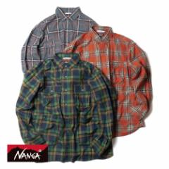 NANGA(iK)FADE PLAID CAMP SHIRT(tF[h vCh Lv Vc)`FbN `FbNVc lVc tl AEghA 