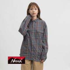 NANGA(iK)FADE PLAID CAMP SHIRT(tF[h vCh Lv Vc)`FbN `FbNVc lVc tl AEghA 