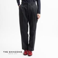 Shinzone(V][)/CHALK STRIPE PANTS(`[N XgCv pc)/2^bN Opc lCr[ O[ 23amspa03 {