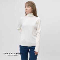 V][ Shinzone nClbN u Jbg\[ fB[X HIGH NECK RIB WHITE BLACK PINK zCg  ubN  sN X[s}