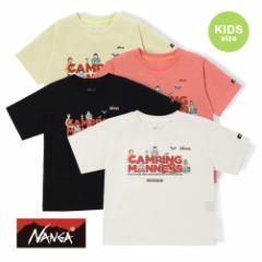 NANGA(iK)/ECO HYBRID CAMPING MANNERS WILD ANIMALS KIDS TEE(GRnCubh LsO}i[ ChAj} LbYeB[