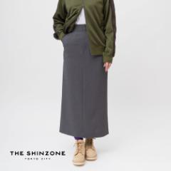 Shinzone(V][)/CHRYSLER SKIRT(NCX[ XJ[g)/{gX }[xgdl fB[X 24SMSSK02 BLACK GRAY {