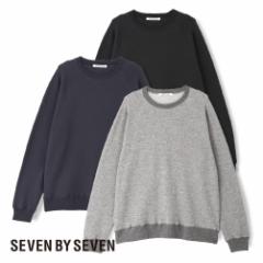 SEVEN BY SEVENiZuoCZujRAGLAN SLEEVE SWEAT SHIRTSiOX[uXEFbgVcj]Cotton / Wool] N[lbN 