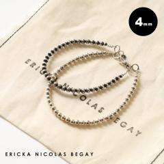 ERICKA NICOLAS BEGAY(�G���b�J�j�R���X�r�Q�C)/NAVAJO PEARL SILVER BRACELET 4mm(�i�o�z�p�[�� �V���o�[�u���X���b�g 4mm)/�i�o�z �C��