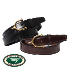 TORY LEATHER(�g���[���U�[)/1 SPUR BUCKLE BELT(1 �V���v�[�� �o�b�N�� �x���g)/Y���t�b�N ���U�[ �{�v ���v �A�����J�� MADE IN USA