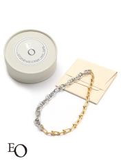 EO(�C�I)/Two tone necklace(�c�[�g�[�� �l�b�N���X)/�S�[���h �V���o�[ �A�N�Z�T���[ 