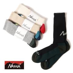 NANGA(�i���K)/WOOL PILE COMPRESSION CREW SOCKS(�E�[�� �p�C�� �R���v���b�V���� �N���[ �\�b�N�X)/�C�� �����Y ���f�B�[�X ���L���� 