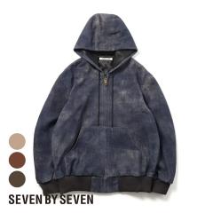 SEVEN BY SEVEN�i�Z�u���o�C�Z�u���jLEATHER ACTIVE JACKET- Goat suede Antique finish -�i���U�[ �A�N�e�B�u�W���P�b�g - �S�[�g�X�G�[