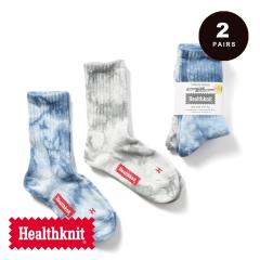 Healthknit�i�w���X�j�b�g�jTIE-DYE 2P SOCKS�i�^�C�_�C �c�[�y�A �\�b�N�X�j�C�� ���F���H �^�C�_�C�� �^�C�_�C���� ��g�Z�b�g
