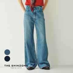 Shinzone(�V���]�[��)/PARISIENNE DENIM(�p���W�F���k �f�j��)/�W�[���Y �W�[�p�� �{�g���X �Z�~���C�h�t���A �t���A�f�j�� �u���[ BLUE 