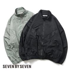 SEVEN BY SEVEN�i�Z�u���o�C�Z�u���jTRAINING BLOUSON- Silk / Nylon -�i�g���[�j���O �u���]�� - �V���N/ �i�C�����j25SS �~���^���[ �A